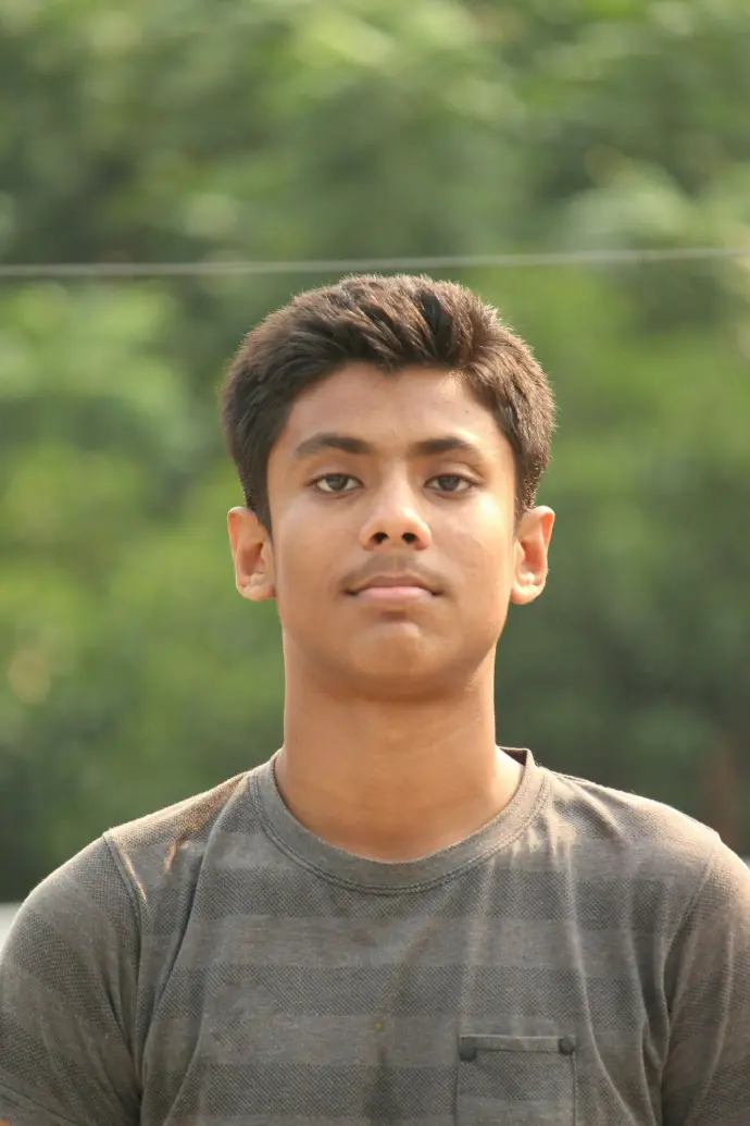 a man with a straight face