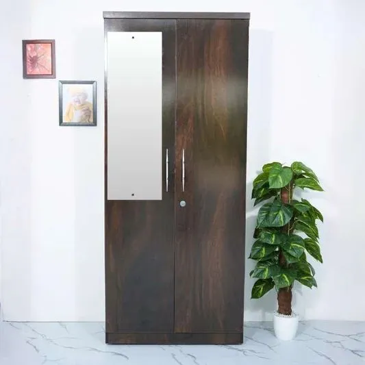 Black Wardrobe with Mirror (S)